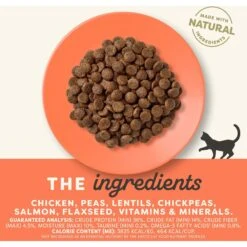Applaws Complete Chicken With Salmon Recipe Grain-Free Dry Cat Food, 4-lb Bag -Farmina Pet Shop 1018022 PT2. AC SS1800 V1700598969