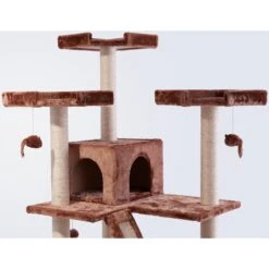 Frisco 72-in Large Base Faux Fur Cat Tree & Condo -Farmina Pet Shop 101809 PT2. AC SS1800 V1584452233