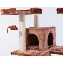 Frisco 72-in Large Base Faux Fur Cat Tree & Condo -Farmina Pet Shop 101809 PT3. AC SS1800 V1584452388