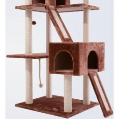 Frisco 72-in Large Base Faux Fur Cat Tree & Condo -Farmina Pet Shop 101809 PT4. AC SS1800 V1584452718