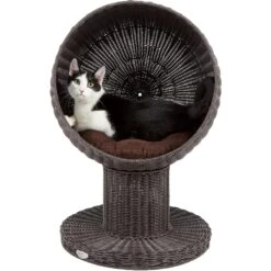 The Refined Feline Kitty Ball Cat Bed 14 The Refined Feline Kitty Ball Cat Bed -Farmina Pet Shop 111384 PT5. AC SS1800 V1565383122
