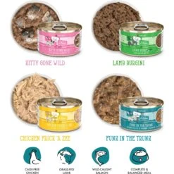 Weruva Cats In The Kitchen Cuties Variety Pack Grain-Free Canned Cat Food -Farmina Pet Shop 115896 PT3. AC SS1800 V1702597594