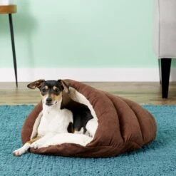 Ethical Pet Sleep Zone Cuddle Cave Cat & Dog Bed, 22-in