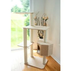 Armarkat 54-in Wooden Cat Tree & Condo -Farmina Pet Shop 130333 PT2. AC SS1800 V1582738861