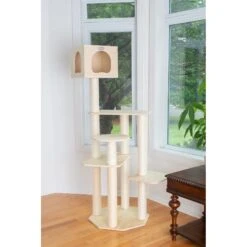 Armarkat 69-in Wooden Cat Tree & Condo -Farmina Pet Shop 130335 PT3. AC SS1800 V1615914686