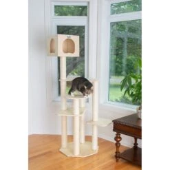 Armarkat 69-in Wooden Cat Tree & Condo -Farmina Pet Shop 130335 PT4. AC SS1800 V1615915334
