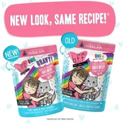 BFF OMG Date Nite! Duck & Salmon Dinner In Gravy Grain-Free Cat Food Pouches -Farmina Pet Shop 132285 PT5. AC SS1800 V1644910634