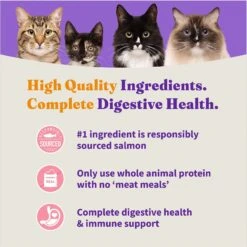 Halo Holistic Grain-Free Wild-Caught Salmon & Whitefish Recipe Complete Digestive Health Dry Kitten Food -Farmina Pet Shop 133043 PT3. AC SS1800 V1672952375