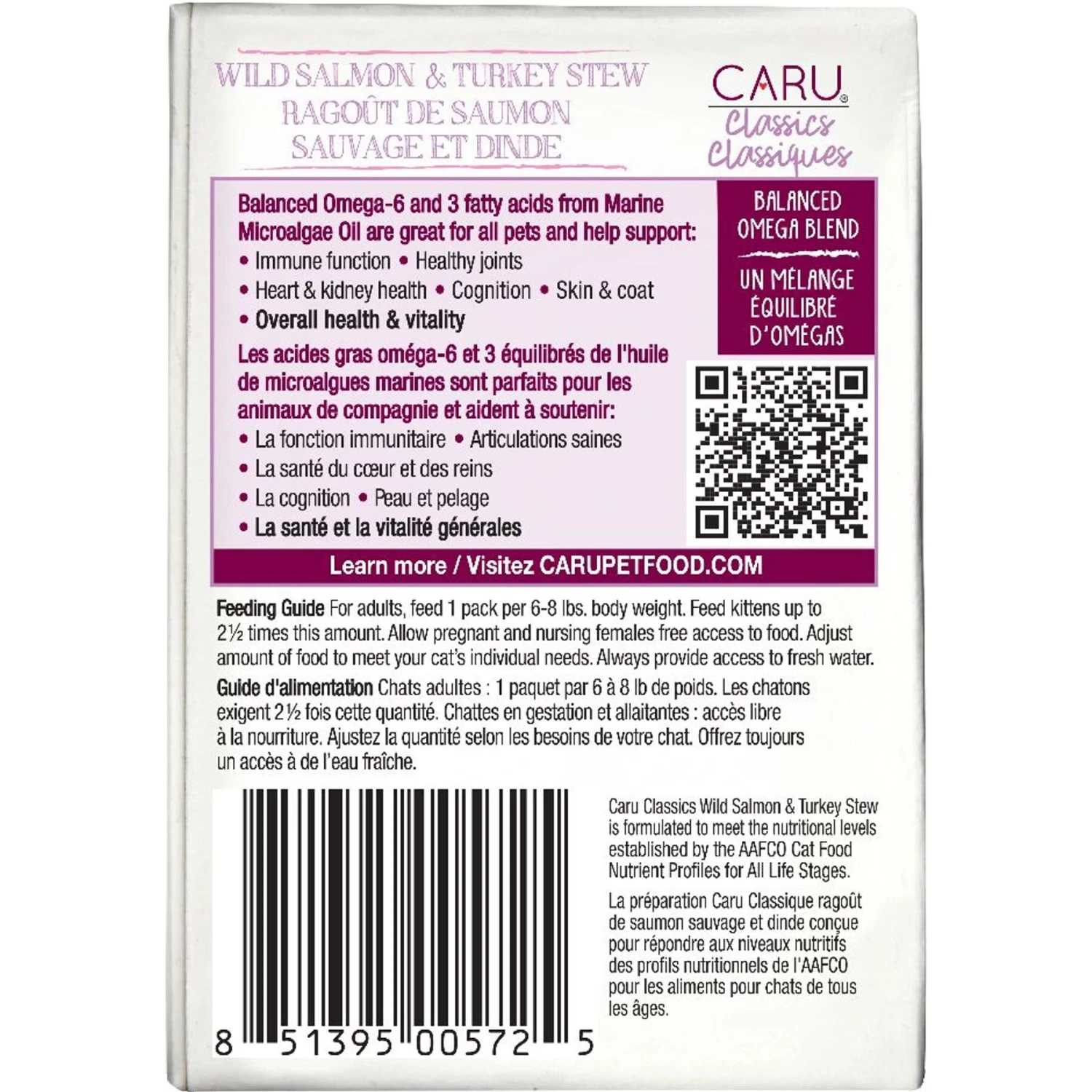Caru Classic Wild Salmon & Turkey Stew Grain-Free Wet Cat Food 3 Caru Classic Wild Salmon & Turkey Stew Grain-Free Wet Cat Food - Image 3