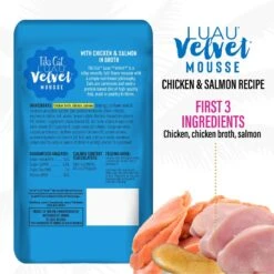 Tiki Cat Luau Velvet Mousse Chicken & Salmon Grain-Free Wet Cat Food, 2.8-oz Pouch, Case Of 12 -Farmina Pet Shop 145193 PT2. AC SS1800 V1700168870