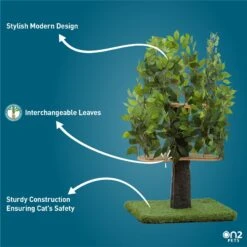 On2Pets 48-in Medium Square Modern Cat Tree -Farmina Pet Shop 145316 PT3. AC SS1800 V1671030332