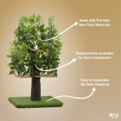 On2Pets 48-in Medium Square Modern Cat Tree -Farmina Pet Shop 145316 PT4. AC SS1800 V1671027757