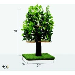 On2Pets 48-in Medium Square Modern Cat Tree -Farmina Pet Shop 145316 PT7. AC SS1800 V1671030332