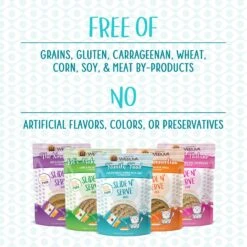 Weruva Slide N' Serve Love Connection Chicken & Salmon Dinner Pate Grain-Free Cat Food Pouches -Farmina Pet Shop 149529 PT3. AC SS1800 V1674162022