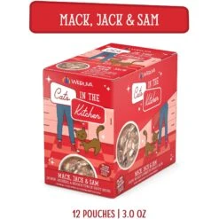 Weruva Cats In The Kitchen Mack, Jack & Sam Salmon, Mackerel & Tuna Recipe Grain-Free Cat Food Pouches -Farmina Pet Shop 149776 PT2. AC SS1800 V1700860104