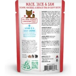 Weruva Cats In The Kitchen Mack, Jack & Sam Salmon, Mackerel & Tuna Recipe Grain-Free Cat Food Pouches -Farmina Pet Shop 149776 PT3. AC SS1800 V1700860156