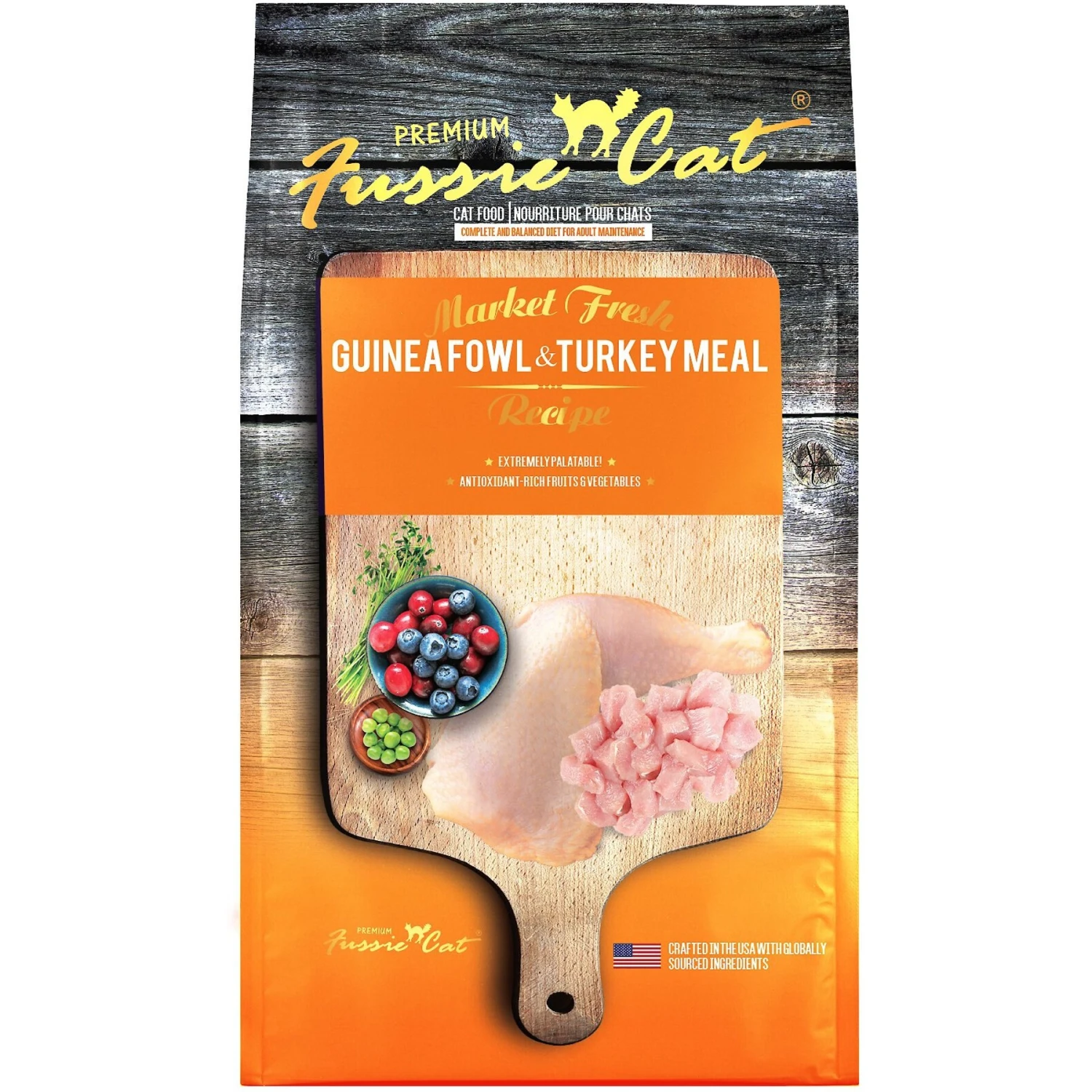 Fussie Cat Market Fresh Guinea Fowl & Turkey Meal Recipe Grain-Free Dry Cat Food 1 Fussie Cat Market Fresh Guinea Fowl & Turkey Meal Recipe Grain-Free Dry Cat Food