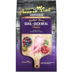 Fussie Cat Market Fresh Quail & Duck Meal Recipe Grain-Free Dry Cat Food