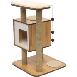 Vesper Base 32-in Modern Cat Tree & Condo