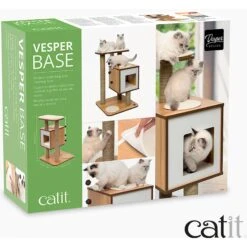 Vesper Base 32-in Modern Cat Tree & Condo -Farmina Pet Shop 154196 PT6. AC SS1800 V1627690307