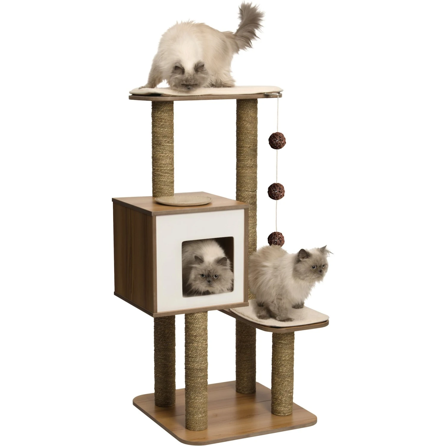 Vesper High Base 47.8-in Modern Cat Tree & Condo 1 Vesper High Base 47.8-in Modern Cat Tree & Condo