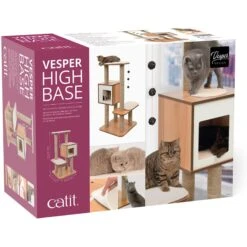 Vesper High Base 47.8-in Modern Cat Tree & Condo 9 Vesper High Base 47.8-in Modern Cat Tree & Condo -Farmina Pet Shop 154197 PT4. AC SS1800 V1627687002