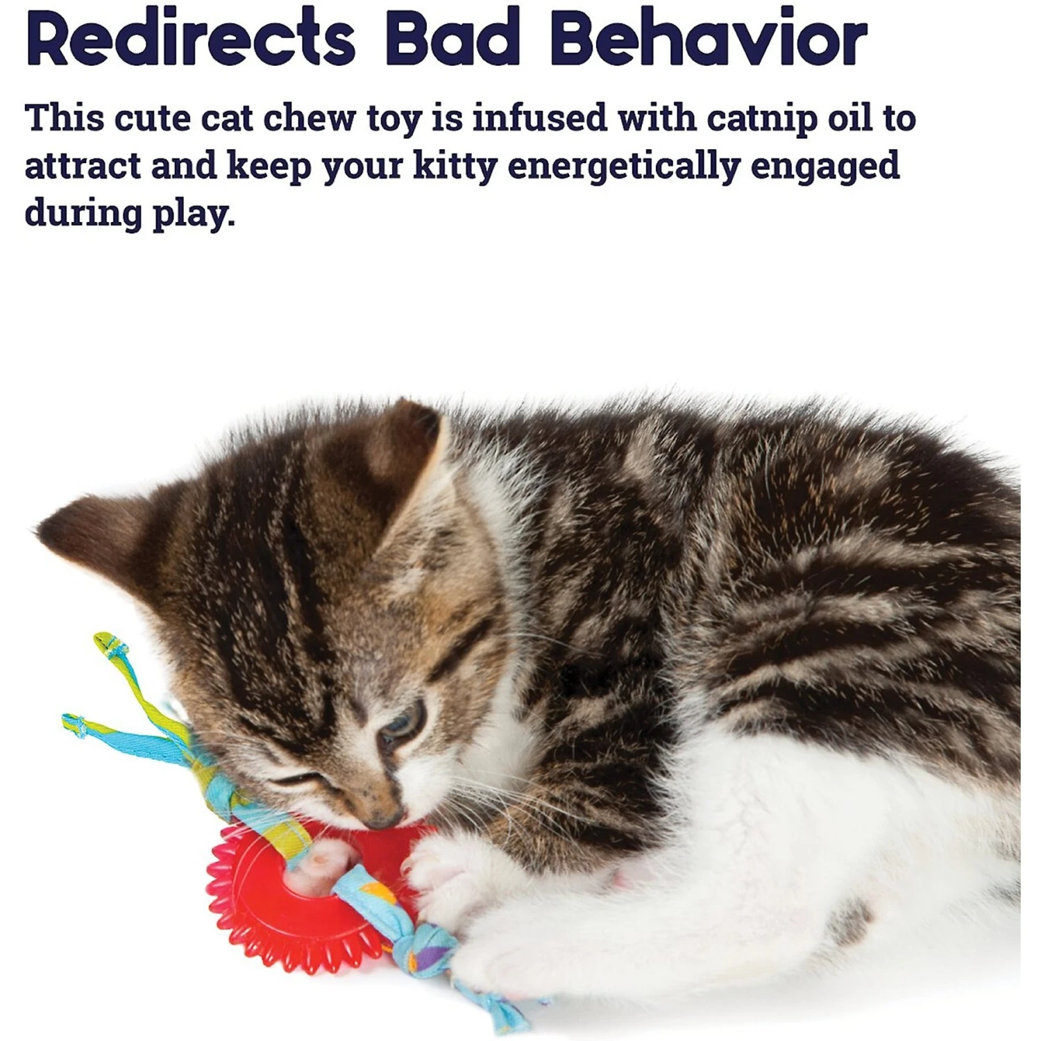 Catstages Dental Kitty Chew Wheel Cat Chew Toy 4 Catstages Dental Kitty Chew Wheel Cat Chew Toy - Image 4