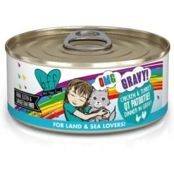 BFF OMG QT Patootie! Chicken & Turkey Dinner In Gravy Grain-Free Canned Cat Food
