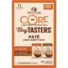 Wellness CORE Tiny Tasters Chicken, Chicken & Turkey Pate Land Variety Pack Grain-Free Cat Food Pouches