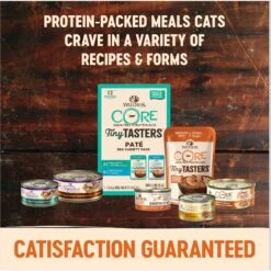 Wellness CORE Tiny Tasters Tuna & Salmon, Tuna Pate Sea Variety Pack Grain-Free Cat Food Pouches -Farmina Pet Shop 155332 PT2. AC SS1800 V1695847860