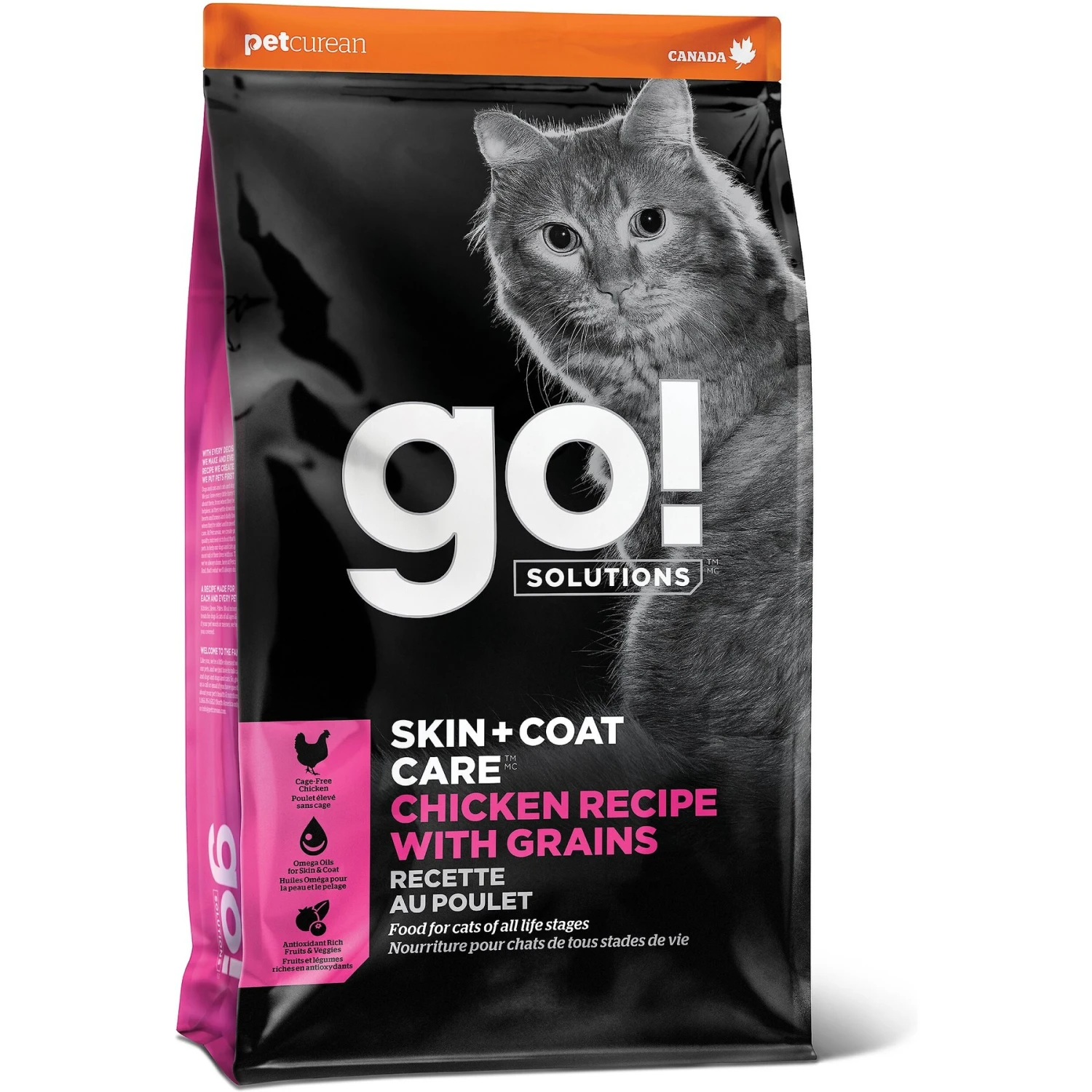 Go! Solutions Skin + Coat Care Chicken Recipe Dry Cat Food 1 Go! Solutions Skin + Coat Care Chicken Recipe Dry Cat Food