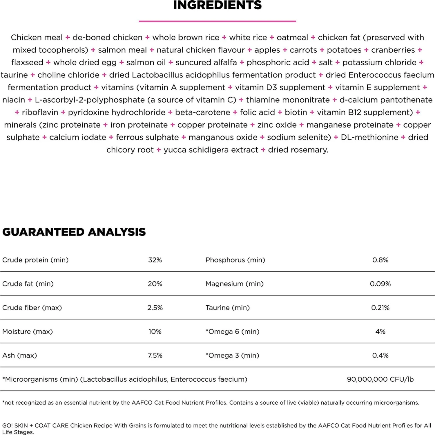 Go! Solutions Skin + Coat Care Chicken Recipe Dry Cat Food 4 Go! Solutions Skin + Coat Care Chicken Recipe Dry Cat Food - Image 4