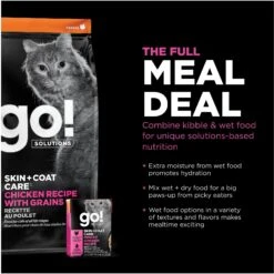 Go! Solutions Skin + Coat Care Chicken Recipe Dry Cat Food 14 Go! Solutions Skin + Coat Care Chicken Recipe Dry Cat Food -Farmina Pet Shop 157012 PT5. AC SS1800 V1638842559