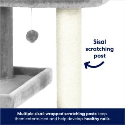 Frisco 42-in Heavy Duty Faux Fur Cat Tree & Condo -Farmina Pet Shop 169398 PT3. AC SS1800 V1667228362