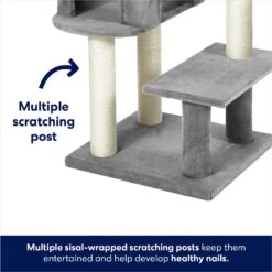 Frisco 48-in Heavy Duty Faux Fur Cat Tree & Condo -Farmina Pet Shop 169399 PT3. AC SS1800 V1667229003