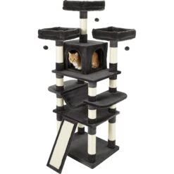 Frisco 68-in Faux Fur Cat Tree & Condo 12 Frisco 68-in Faux Fur Cat Tree & Condo -Farmina Pet Shop 180384 PT5. AC SS1800 V1584453423