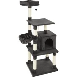 Frisco 59-in Faux Fur Cat Tree & Condo -Farmina Pet Shop 180387 PT7. AC SS1800 V1584453462