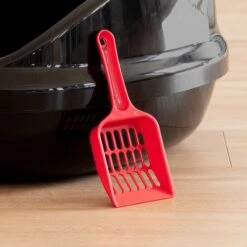 IRIS USA Large High-Back Open Top Cat Litter Pan With Scatter Shield & Scoop -Farmina Pet Shop 181317 PT6. AC SS1800 V1680811607