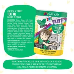 BFF OMG Text Me! Chicken & Turkey In Gravy Wet Cat Food Pouches -Farmina Pet Shop 182282 PT6. AC SS1800 V1644912392