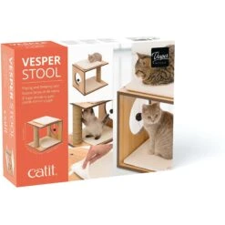Vesper Stool 14.57-in Modern Cat Tree -Farmina Pet Shop 182905 PT5. AC SS1800 V1627688542