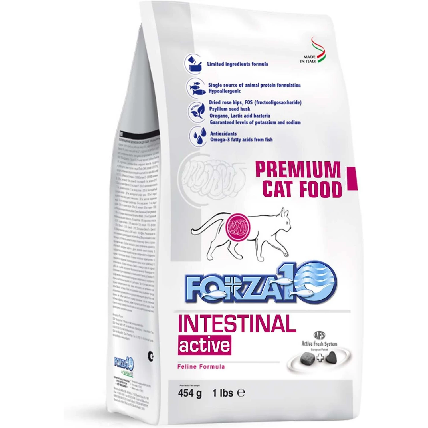 Forza10 Nutraceutic Active Intestinal Support Diet Dry Cat Food 1 Forza10 Nutraceutic Active Intestinal Support Diet Dry Cat Food