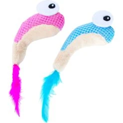 Catstages Dental Shrimpies Cat Chew Toy With Catnip, 2 Count