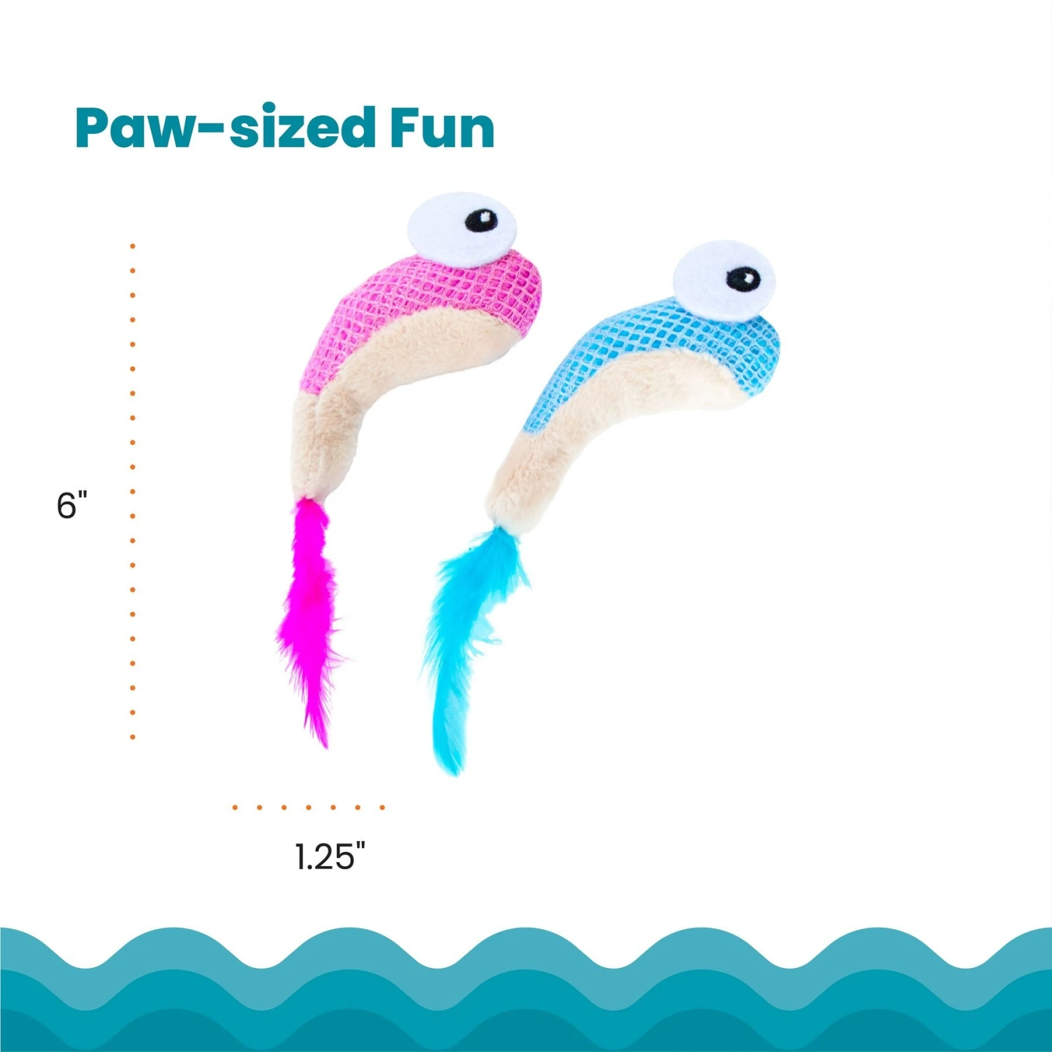 Catstages Dental Shrimpies Cat Chew Toy With Catnip, 2 Count 5 Catstages Dental Shrimpies Cat Chew Toy With Catnip, 2 Count - Image 5