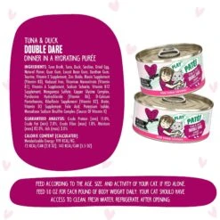 BFF Play Pate Lovers Tuna & Duck Double Dare Wet Cat Food -Farmina Pet Shop 192241 PT6. AC SS1800 V1649754688