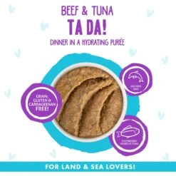 BFF Play Pate Lovers Beef & Tuna Ta Da Wet Cat Food, 3-oz Pouch, Pack Of 12 -Farmina Pet Shop 192278 PT2. AC SS1800 V1649132524