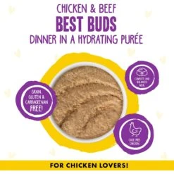 BFF Play Pate Lovers Chicken & Beef Best Buds Wet Cat Food, 2.8-oz Can, Pack Of 12 -Farmina Pet Shop 192287 PT2. AC SS1800 V1657656135