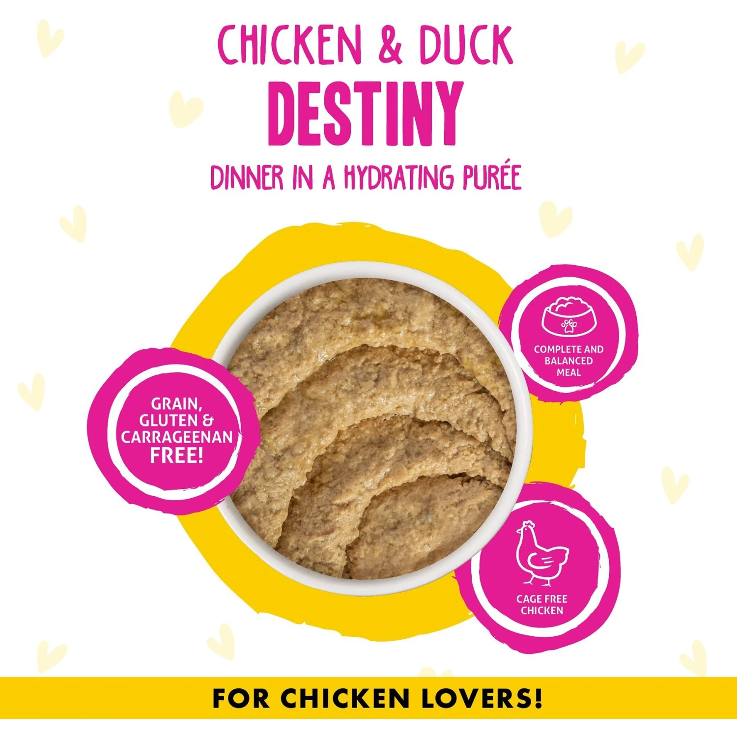 BFF Play Pate Lovers Chicken & Duck Destiny Wet Cat Food, 3-oz Pouch, Pack Of 12 3 BFF Play Pate Lovers Chicken & Duck Destiny Wet Cat Food, 3-oz Pouch, Pack Of 12 - Image 3
