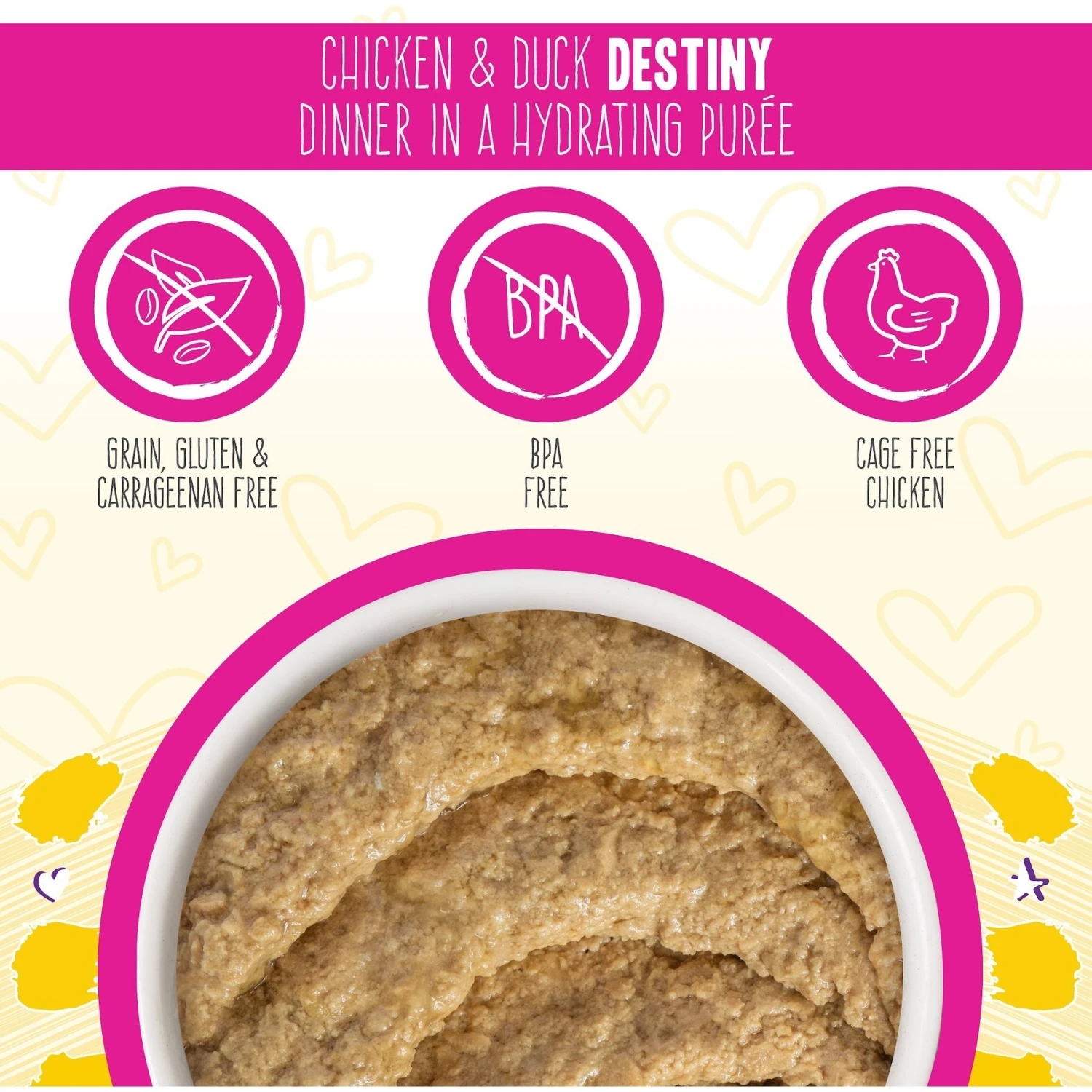 BFF Play Pate Lovers Chicken & Duck Destiny Wet Cat Food, 3-oz Pouch, Pack Of 12 6 BFF Play Pate Lovers Chicken & Duck Destiny Wet Cat Food, 3-oz Pouch, Pack Of 12 - Image 6