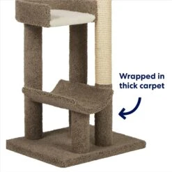 Frisco 69-in Real Carpet Wooden Cat Tree -Farmina Pet Shop 208926 PT2. AC SS1800 V1667228667