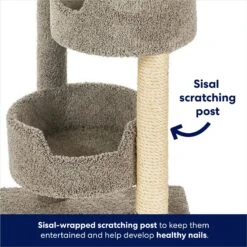 Frisco 65-in Real Carpet Wooden Cat Tree -Farmina Pet Shop 208934 PT3. AC SS1800 V1667227201